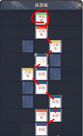 《如鳶》涿郡據(jù)點(diǎn)重建路線分析