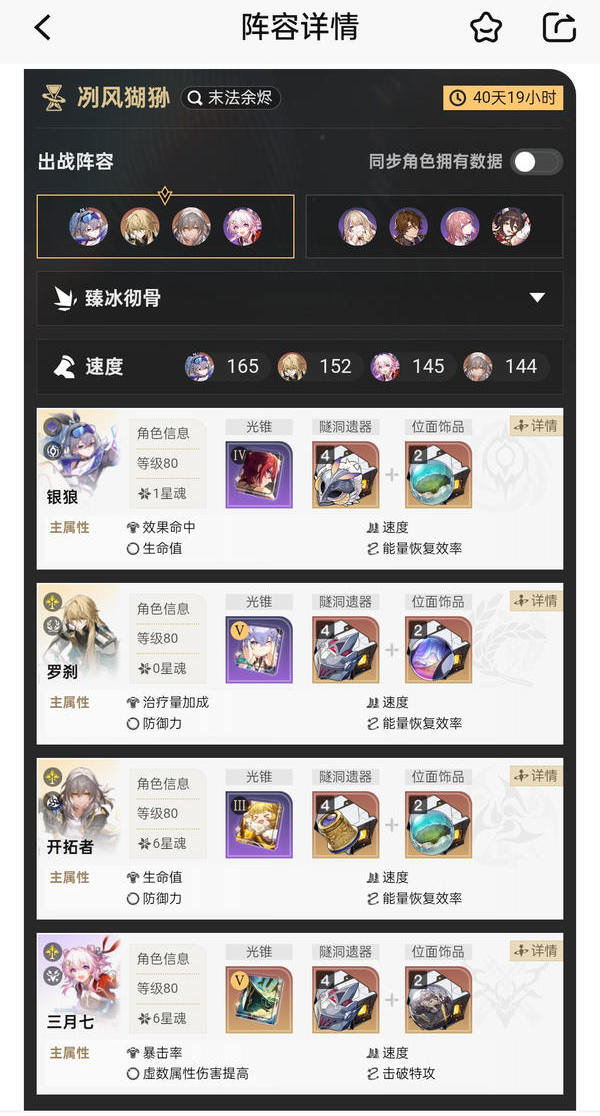 《崩壞星穹鐵道》末日幻影冽風(fēng)猢猻陣容搭配攻略3